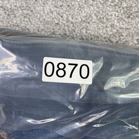 Ella Moss Jeans Women’s 6 Blue Wide Leg Cropped High Rise Medium Wash Denim Boho - Picture 14 of 14